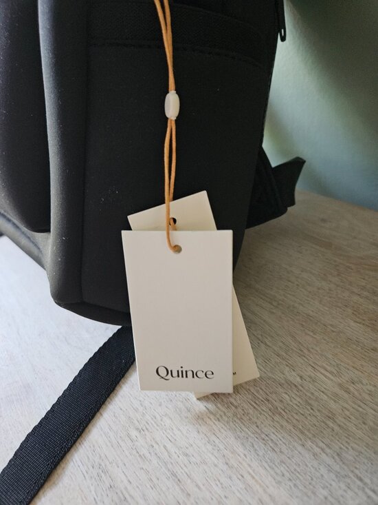 Quince All-Day Neoprene Backpack Black NEW Laptop Sleeve Luggage Handle main image 7